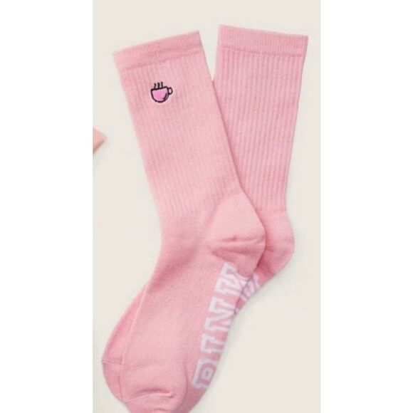 NWT! Victoria's Secret Pink Warm & Cozy Gift Cozy Socks - Picture 1 of 7